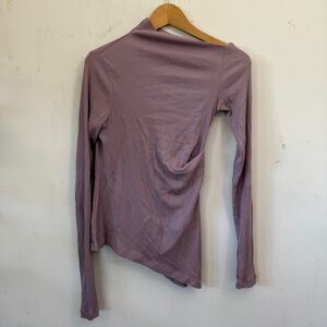 Helmut Lang Asymmetric Long Sleeve Top S